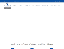 Tablet Screenshot of jacobsshopfitters.com